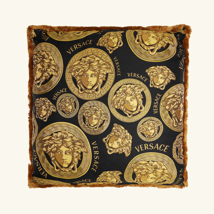 versace medusa amplified reversible pillow