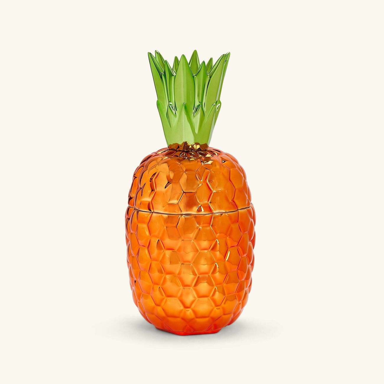 bernardaud victoria pineapple box orange