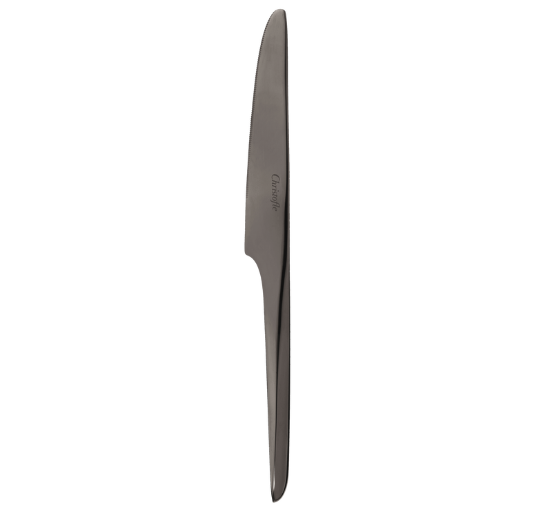 L'Ame De Christofle Black Table Knife, large