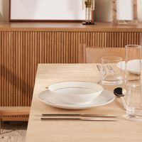 Dune Soup Plate Round Silver 19cm bernardaud dune soup plate round silver 19cm