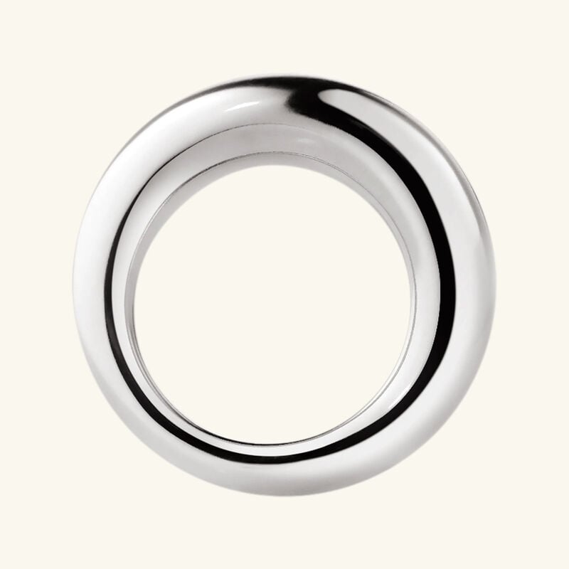 Idole de Christofle Bangle Ring Sterling Silver Size 51 idole de christofle bangle ring sterling silver size 51