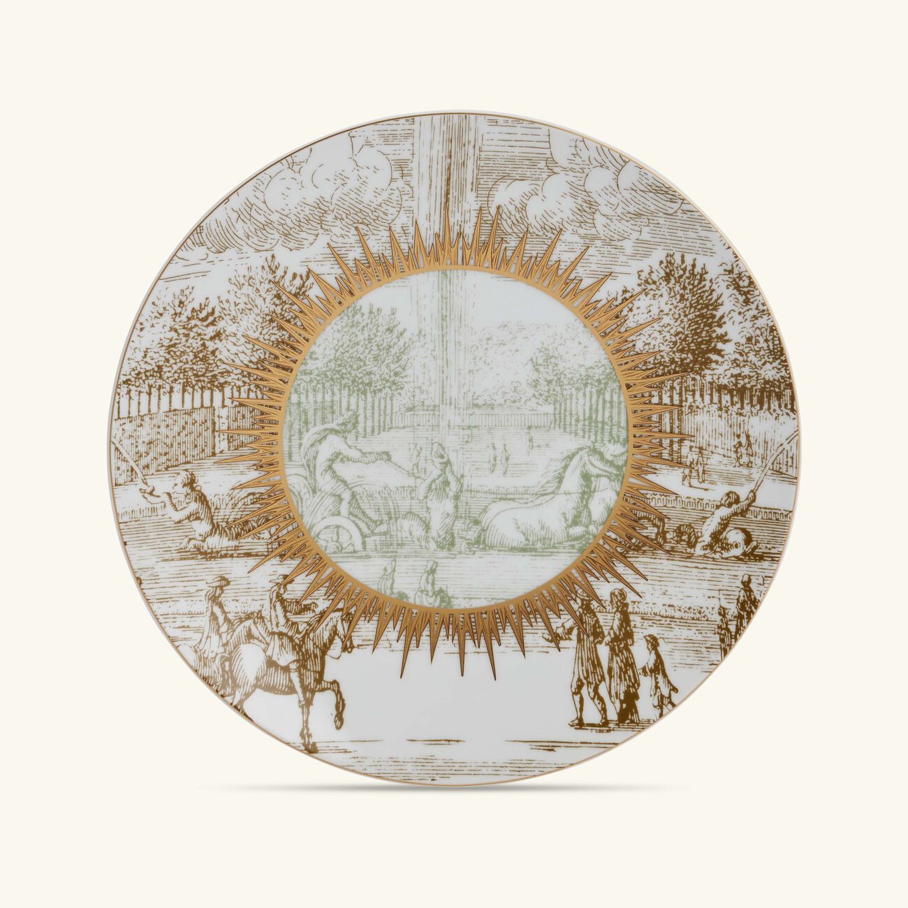 Versailles Enchante Salad Plate Round Gold 21cm bernardaud versailles enchante salad plate round gold 21cm