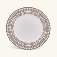 هافيلاند طبق الحلويات تيارا دائري باللون الفضي 22 سم