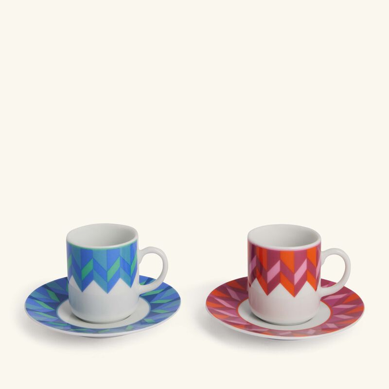 صلصال طقم بهجة المؤلف من 6 فناجين للإسبريسو