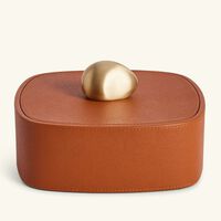 Pebble Trinket Box Camel assouline pebble trinket box camel
