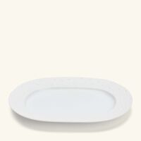 bernardaud ecume serving platter oval white 21cm