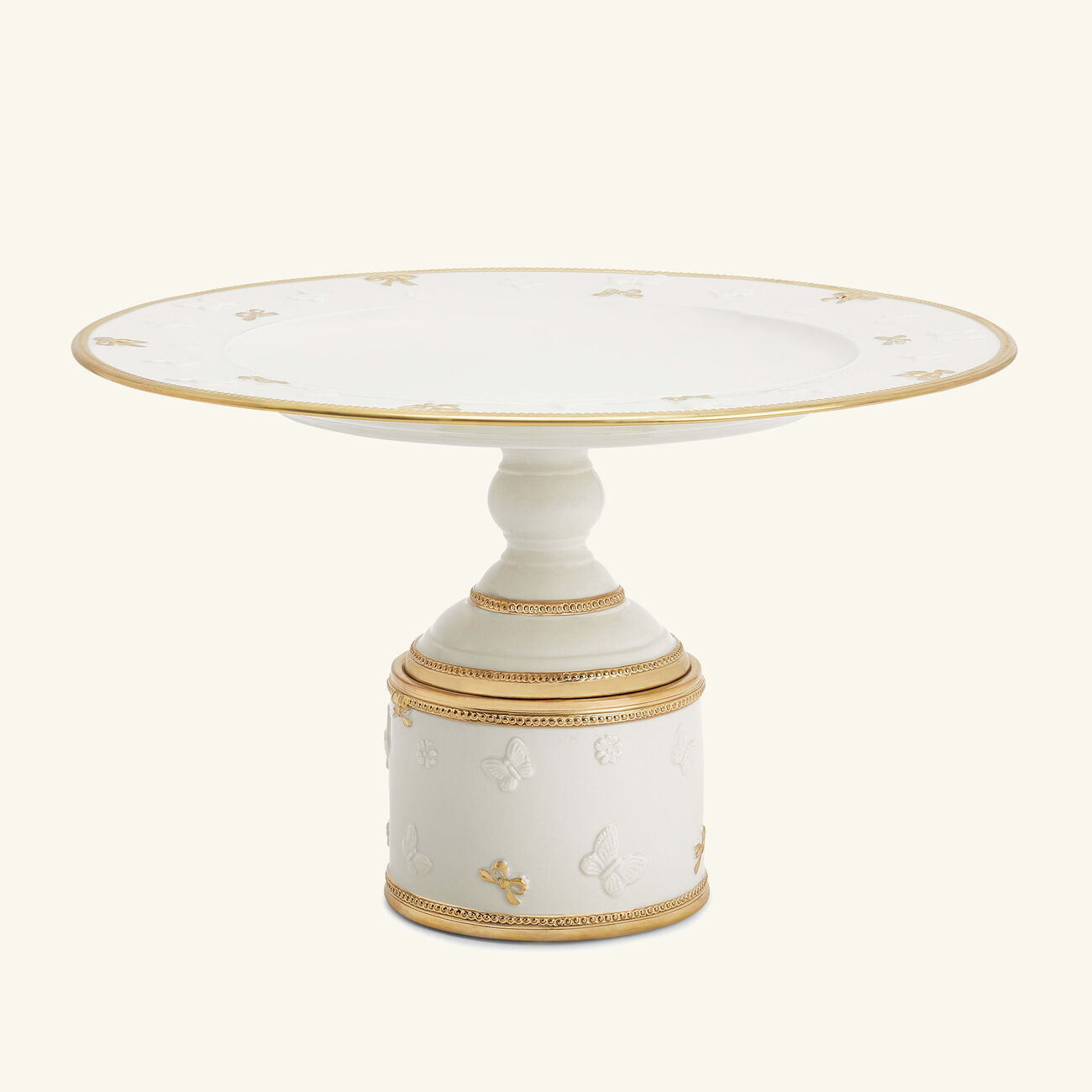 villari butterfly large cake stand