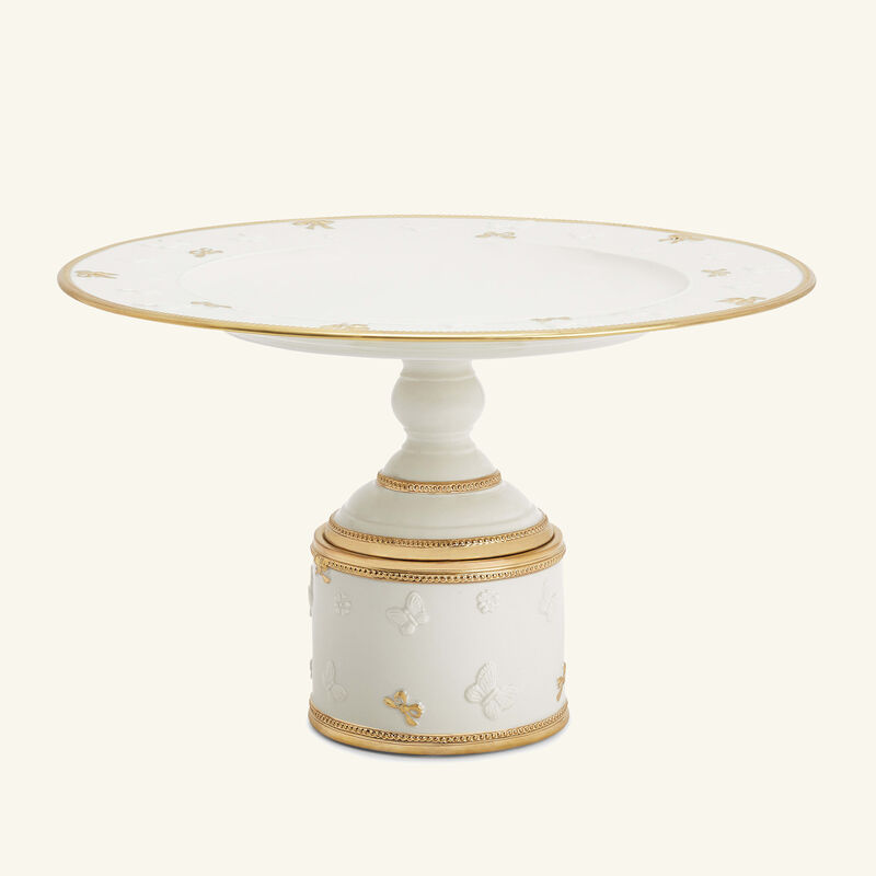 villari butterfly large cake stand