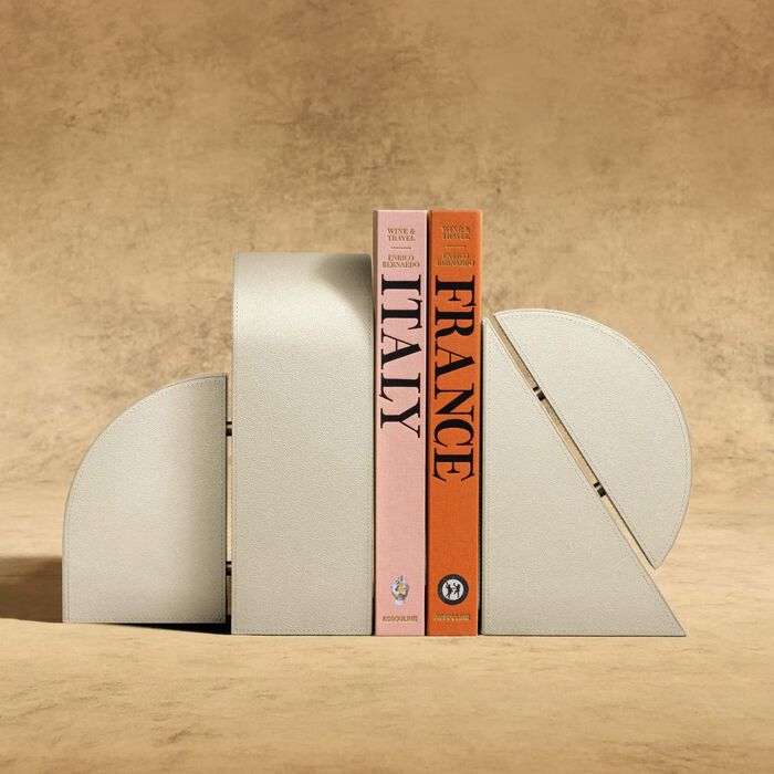 Stone Left Cubist Bookend assouline stone left cubist bookend