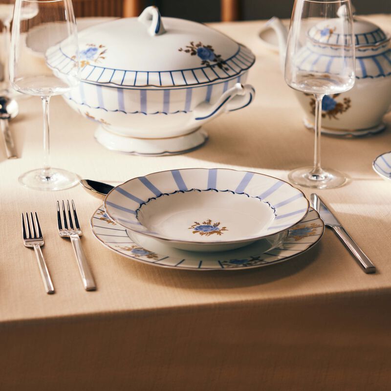 برناردو طبق الحساء بروكانتي دائري أزرق 22 سم