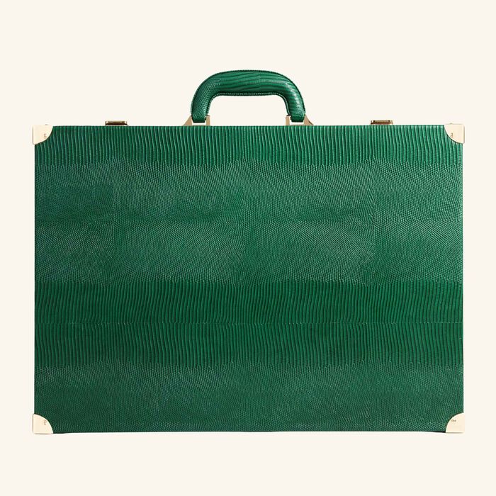 vido bottle green lizard backgammon set