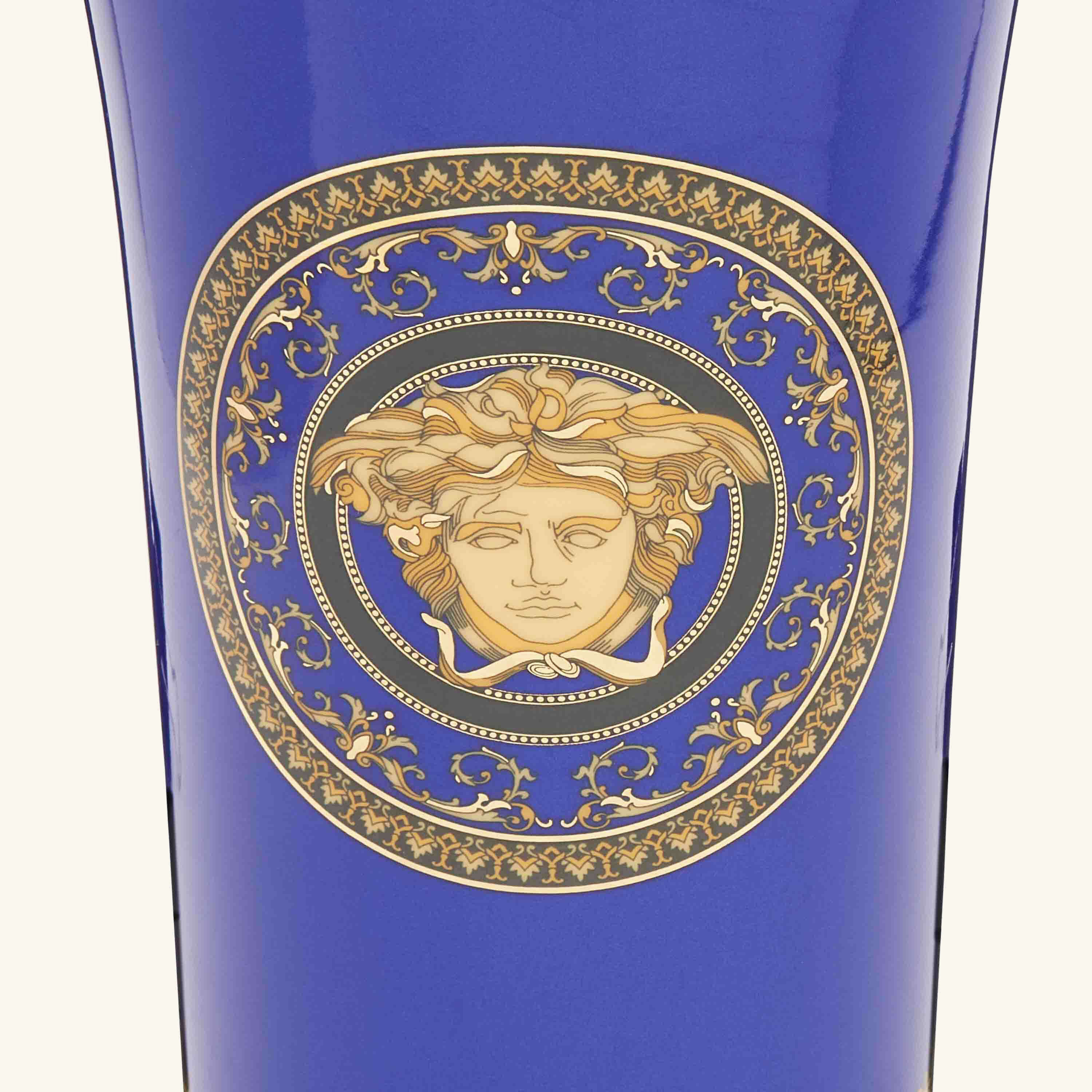 Versace Medusa Vase Small Blue | Tanagra UAE