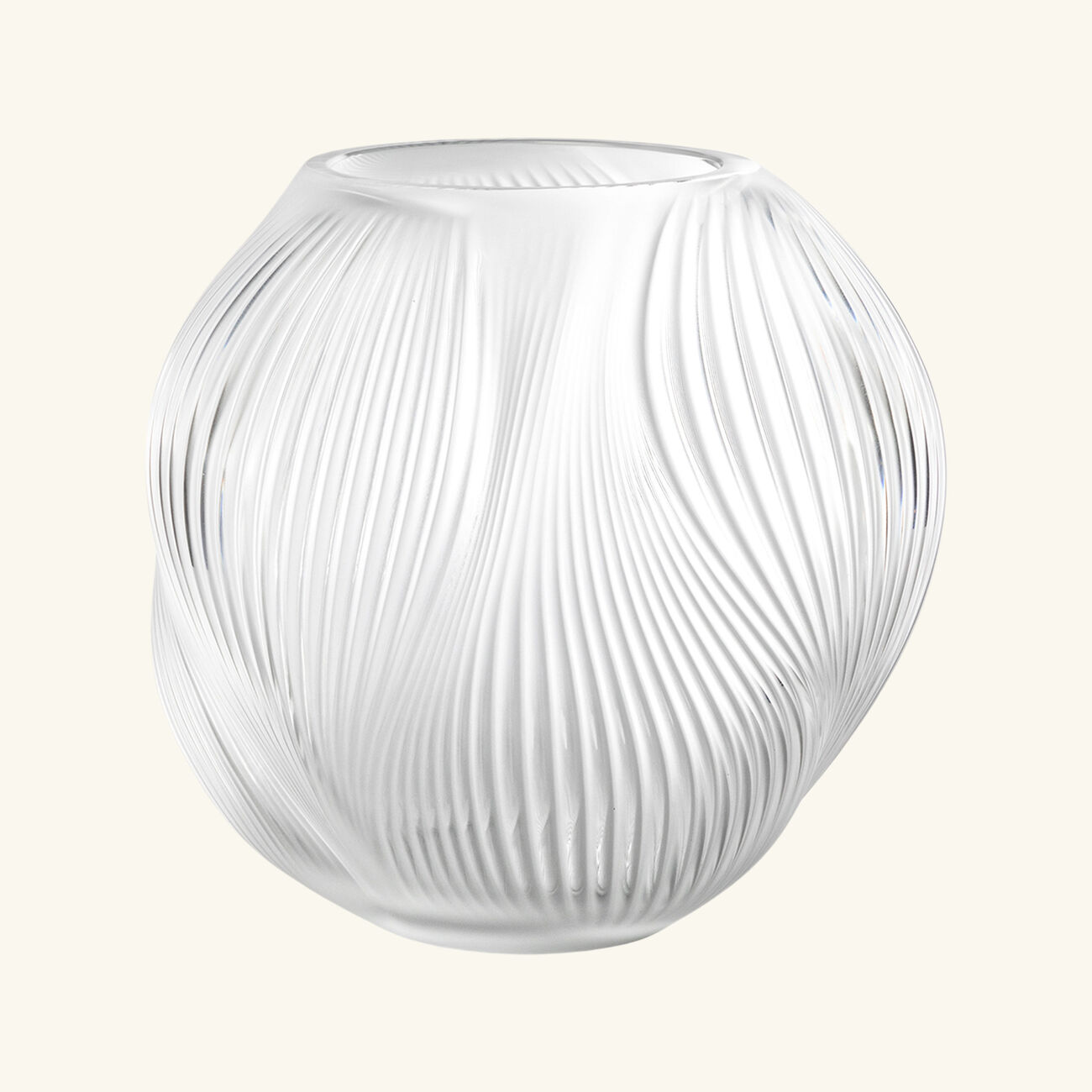 lalique alize vase small clear