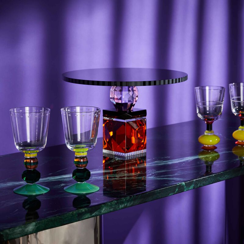 ريفليكشنز كوبنهاغن طقم مؤلف من كأسين مايفير من الكريستال باللون الأخضر