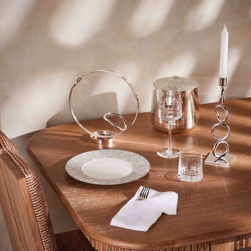 كريستوفل حلقة تقديم المشروب فيرتيجو باللون الفضي