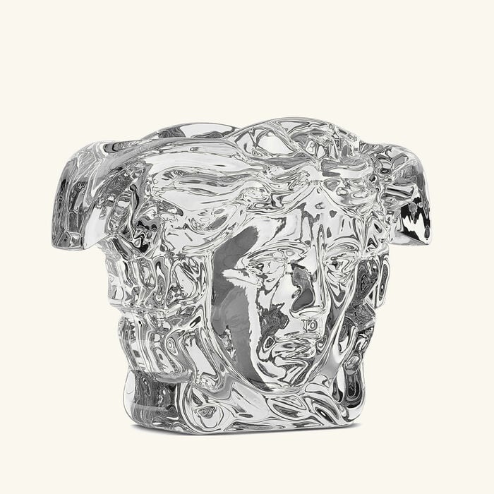 Medusa Grande Vase Small Clear versace medusa grande vase small clear