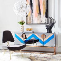 Acrylic Hand Sculpture Extra Large Grey jonathan adler acrylic hand sculpture extra large grey