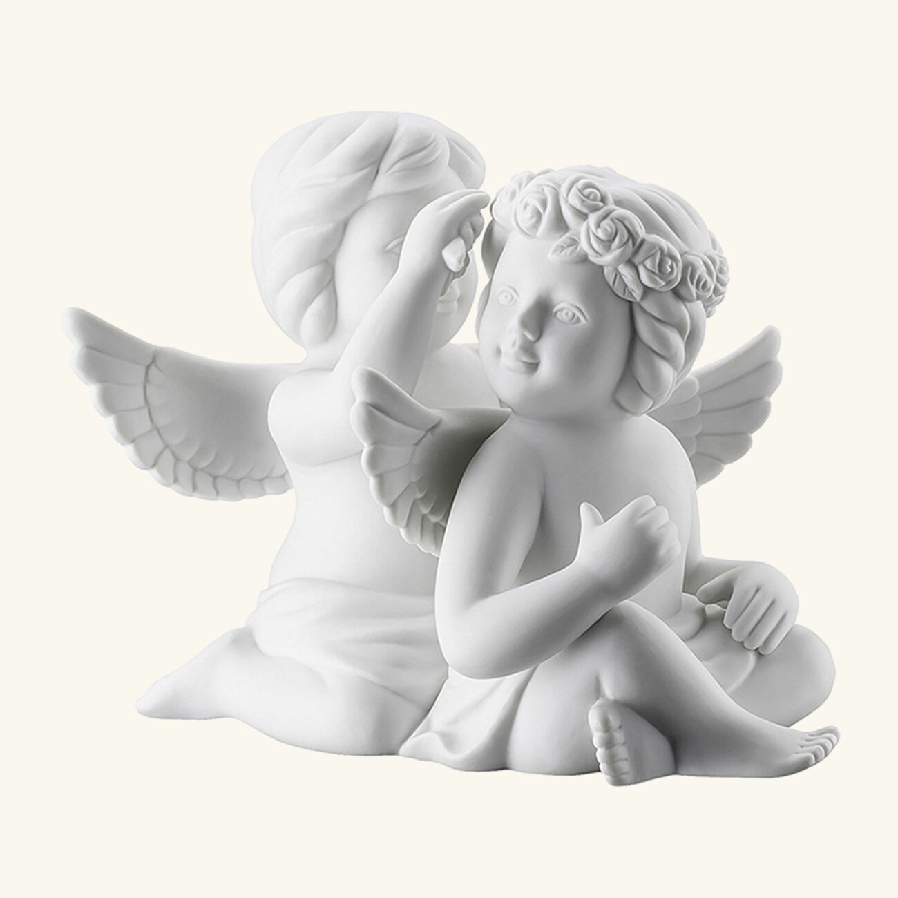 rosenthal weiss matt angel figurine mini white