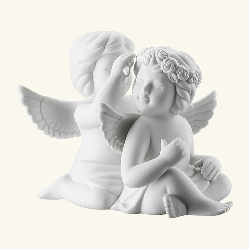 rosenthal weiss matt angel figurine mini white