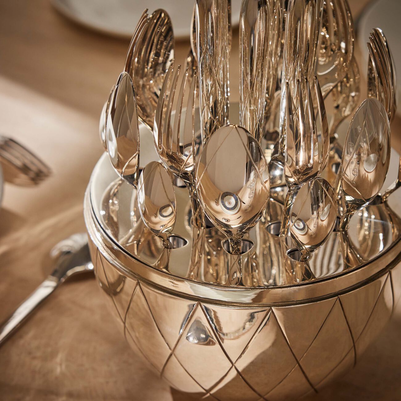 christofle mood flatware set sterling silver