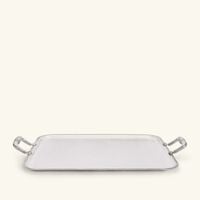 Malmaison Serving Tray Rectangular Large Silver Plated christofle malmaison serving tray rectangular large silver plated