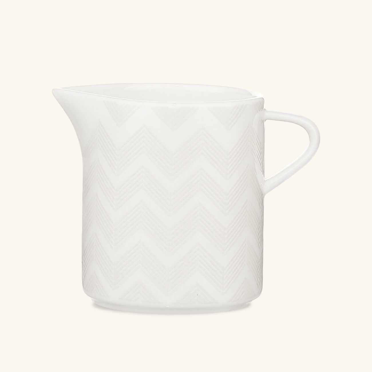 missoni home zig zag creamer white