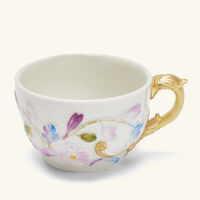 villari taormina tea cup   saucer white