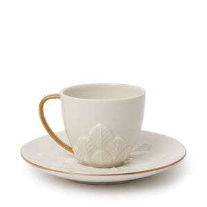Peacock Coffee Cup and Saucer, medium