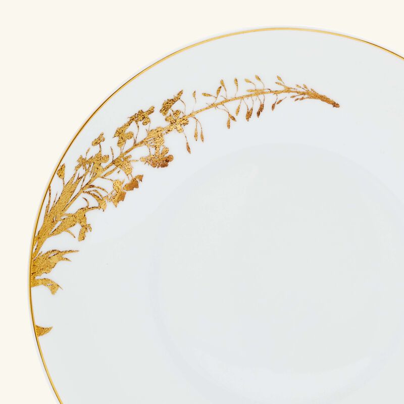 Vegetal Or Soup Plate Round Gold 19cm bernardaud vegetal or soup plate round gold 19cm