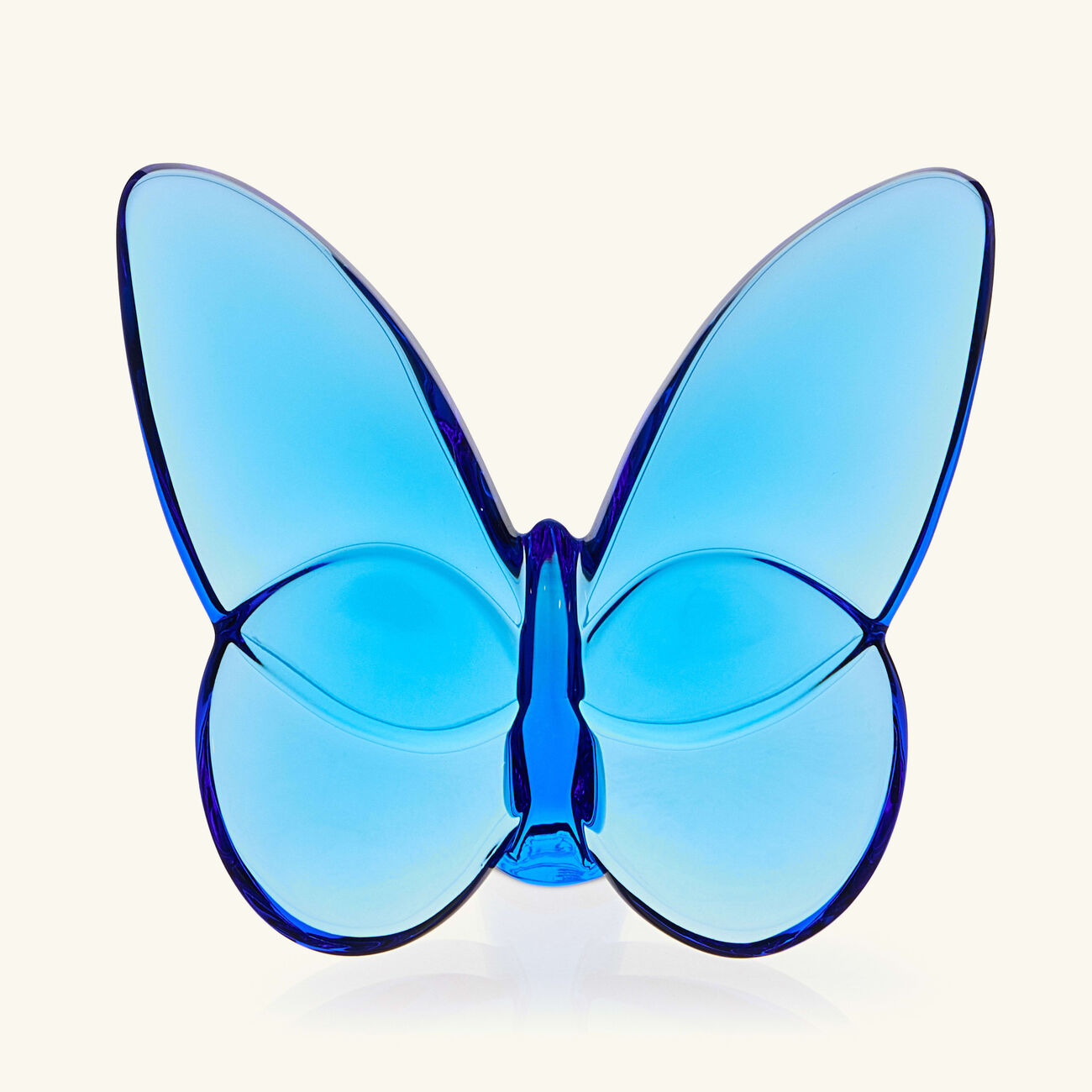 baccarat papillon lucky butterfly figurine mini blue