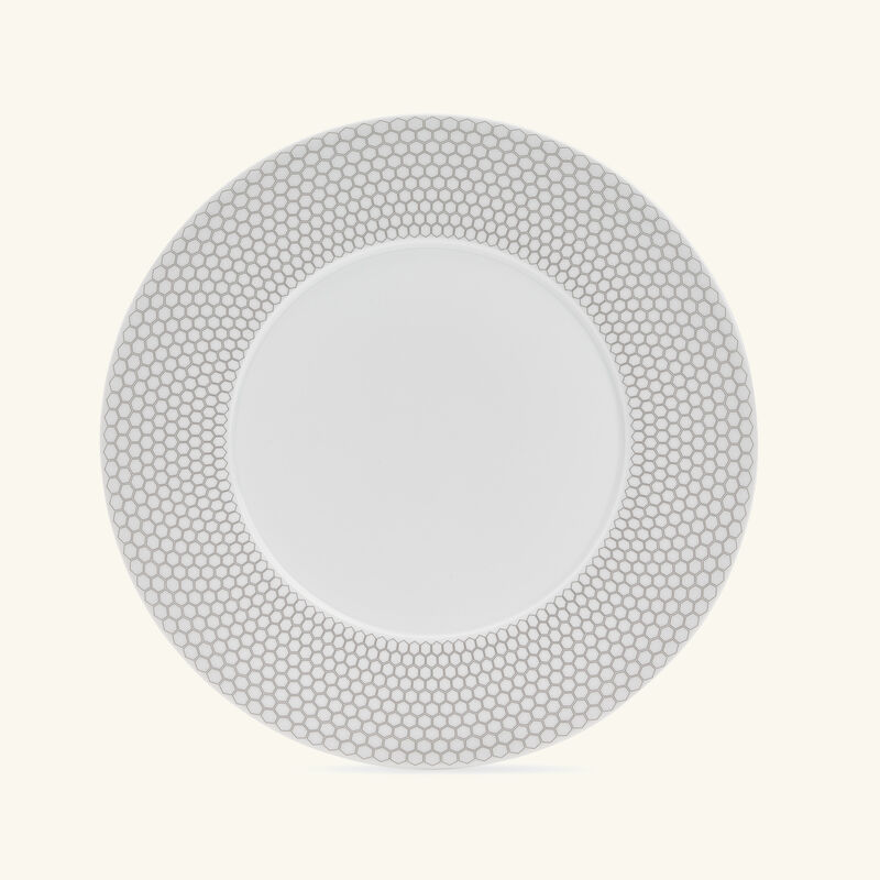 christofle madison 6 dinner plate round grey 27cm