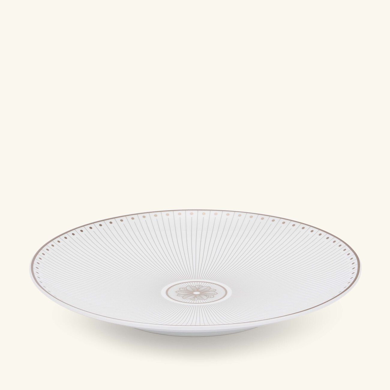 christofle malmaison imp riale dessert plate round white 38cm