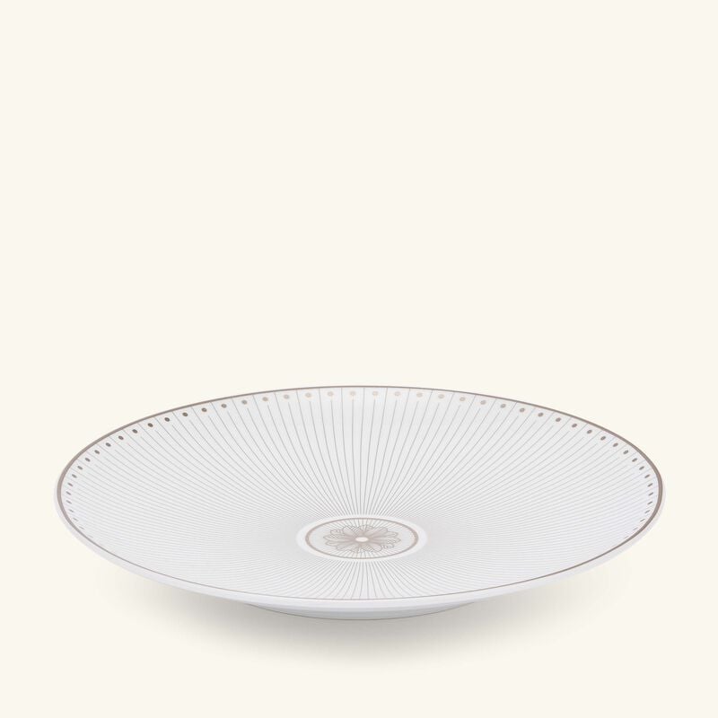 christofle malmaison imp riale dessert plate round white 38cm