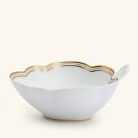 bernardaud pompadour serving bowl gold