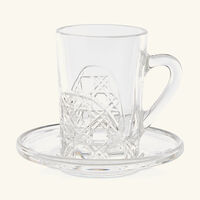 Meta Morphosis Tea Cup & Saucer Clear mario cioni c meta morphosis tea cup saucer clear