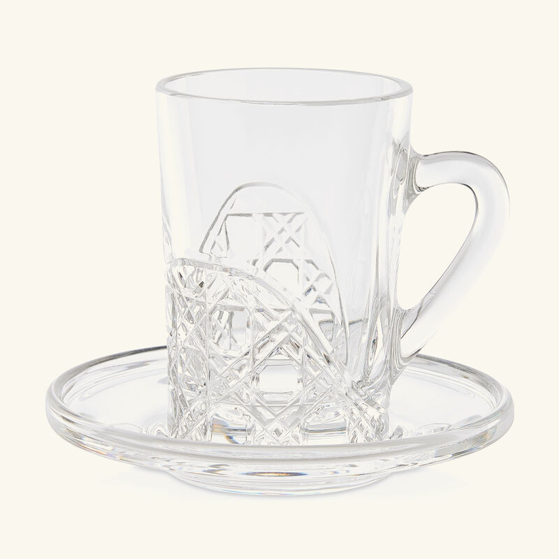 Meta Morphosis Tea Cup & Saucer Clear mario cioni c meta morphosis tea cup saucer clear