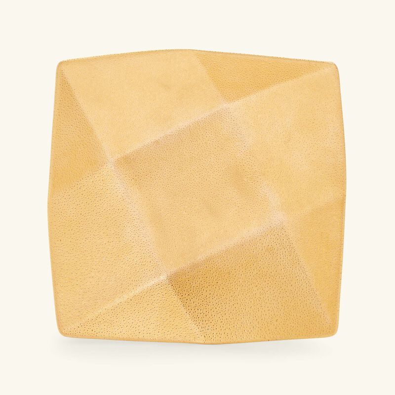 bernardaud gouttes d or cavanna serving platter sqaure gold 17cm