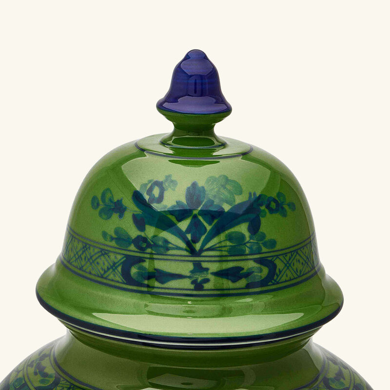 ginori 1735 potiche oriente italiano malachite vase