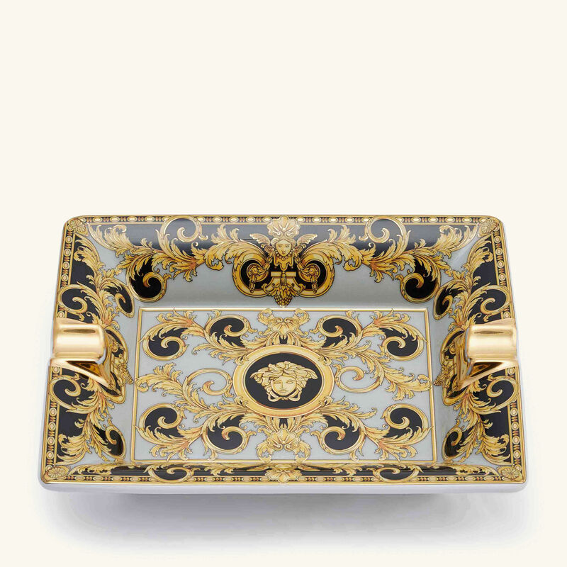 Prestige Gala Ashtray Rectangular Small Grey versace prestige gala ashtray rectangular small grey