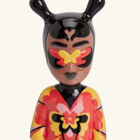 لادرو منحوتة ذا غيست باي جايد صغيرة بنفسجي وبني