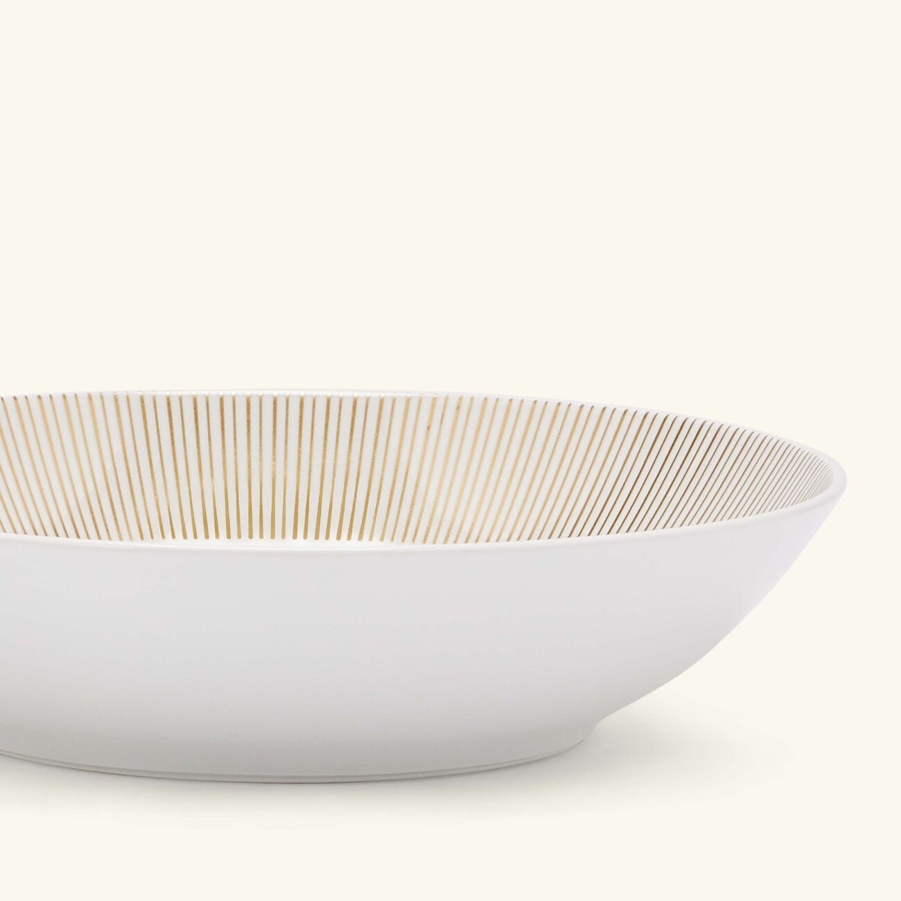 bernardaud sol soup plate round gold 19cm