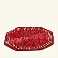 طقم لوكسور المؤلف من 4 قواعد أكواب حمراء كيم سيبيرت طقم لوكسور المؤلف من 4 قواعد أكواب حمراء