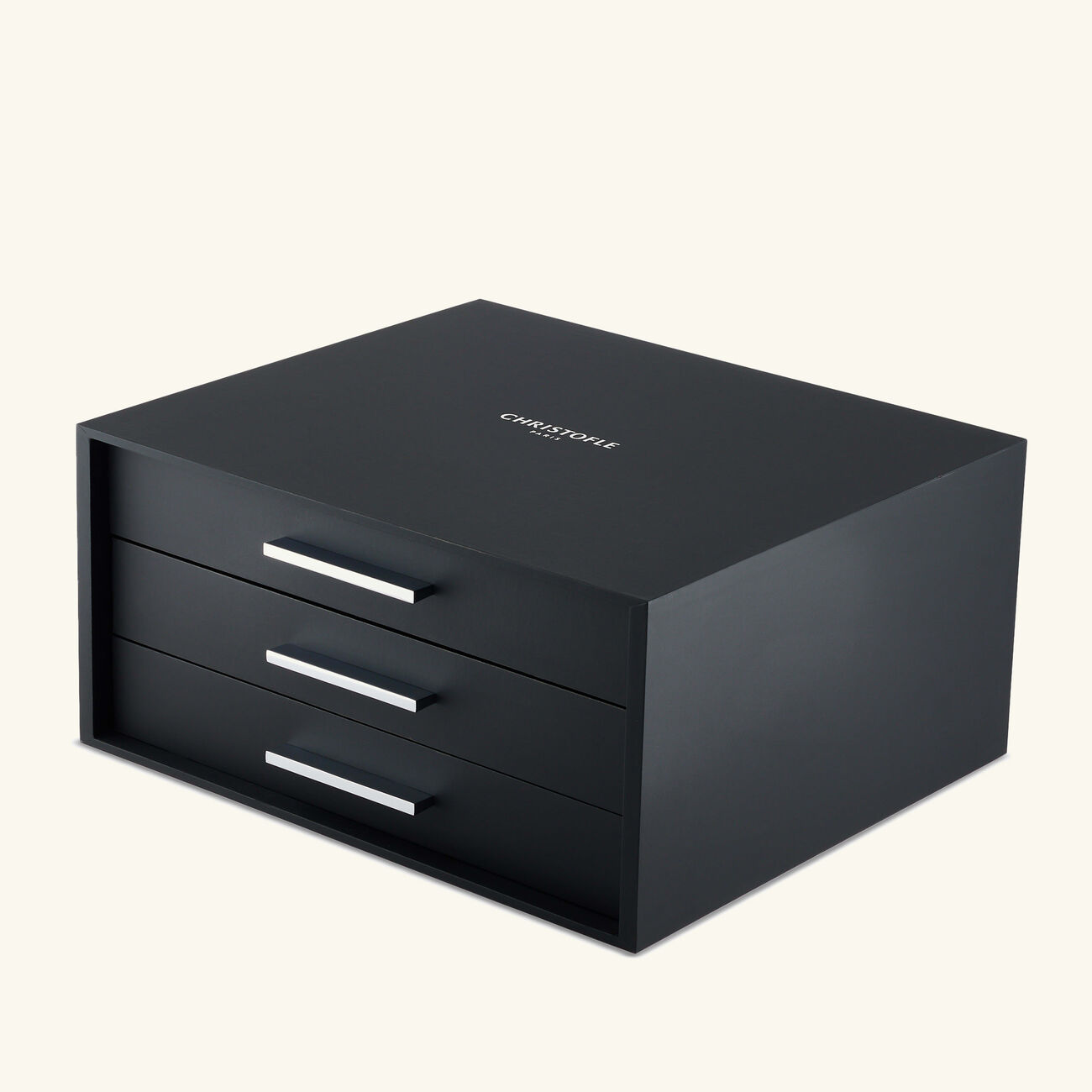 كريستوفل طقم الفضيات إنفيني مؤلف من 76 قطعة باللون الفضي