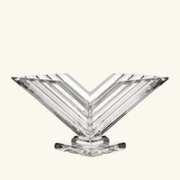 Crystal V Shape Centerpiece Large Clear mario cioni c crystal v shape centerpiece large clear