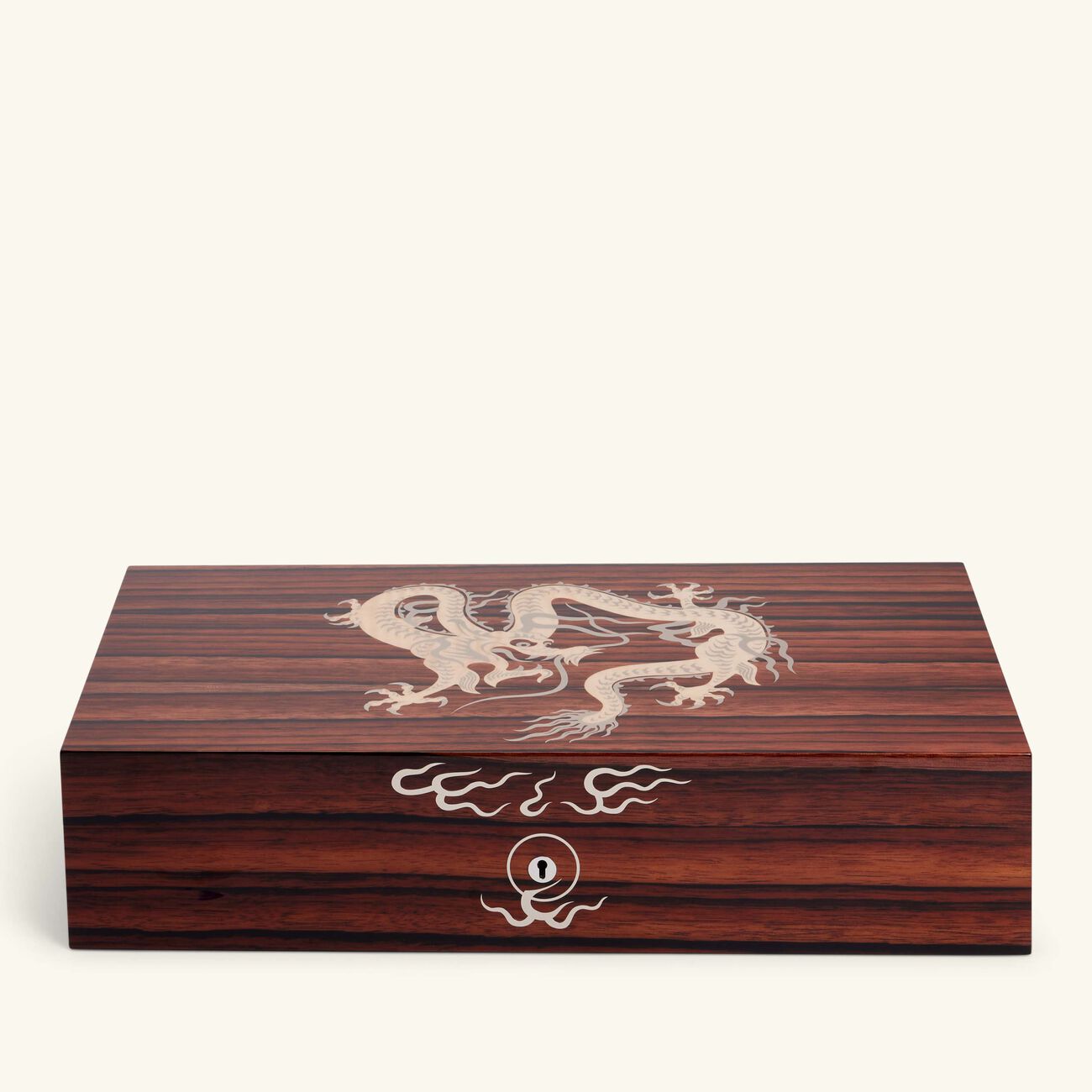 إيلي بلو صندوق حفظ السيجار دراجون باللون البني