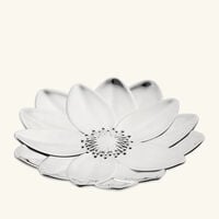 christofle l herbier lotus trinket tray silver plated