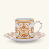 Aux Rois Coffee Cup & Saucer Gold bernardaud aux rois coffee cup saucer gold