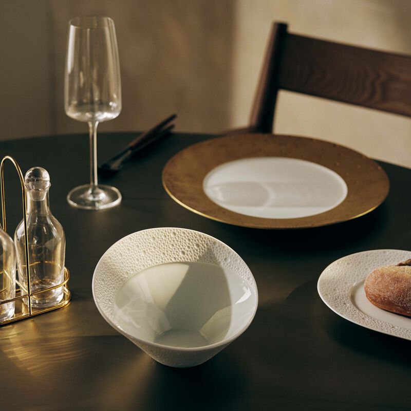 bernardaud ecume salad bowl white
