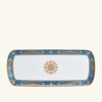 bernardaud aux rois cake platter rectangular gold