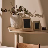 ralph lauren home brennan leather frame white 20x25 cm